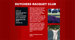 Desktop Screenshot of dutchessracquet.com